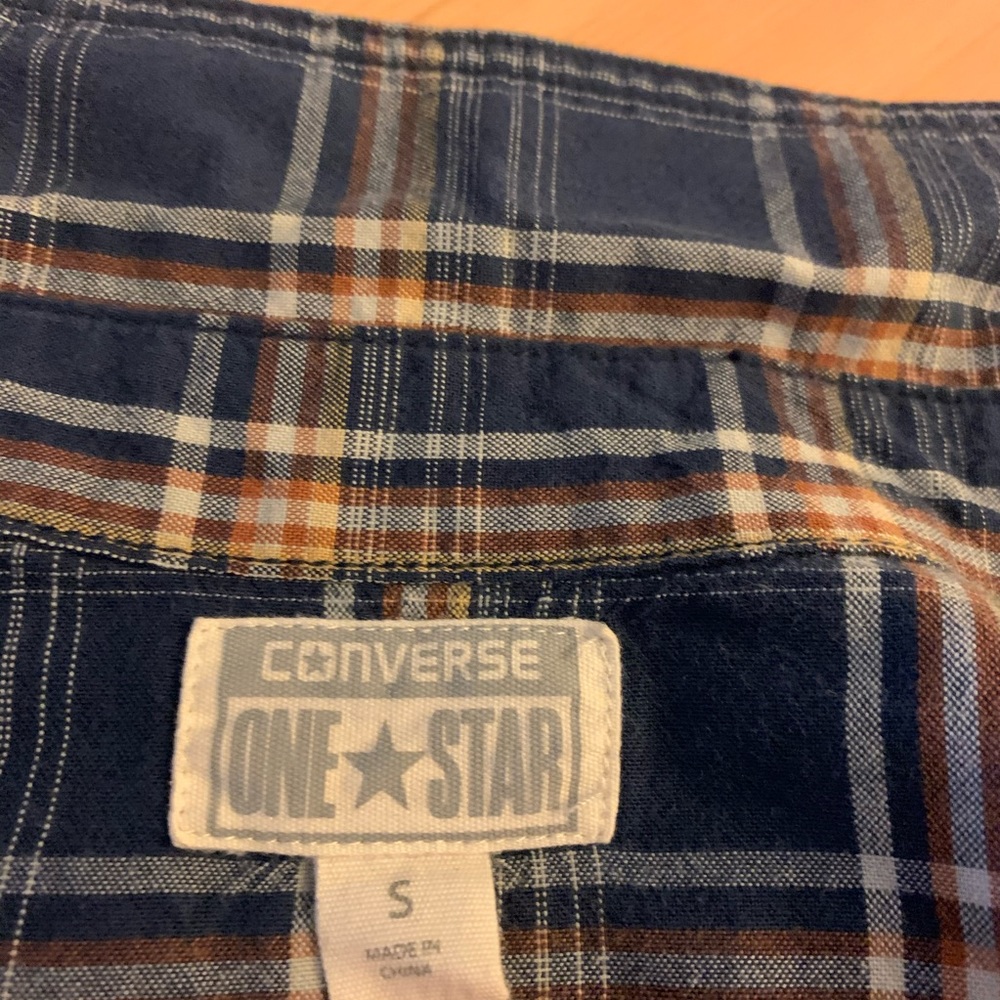 Converse One Star Button Up Shirt Sz. Small - Picture 6 of 6